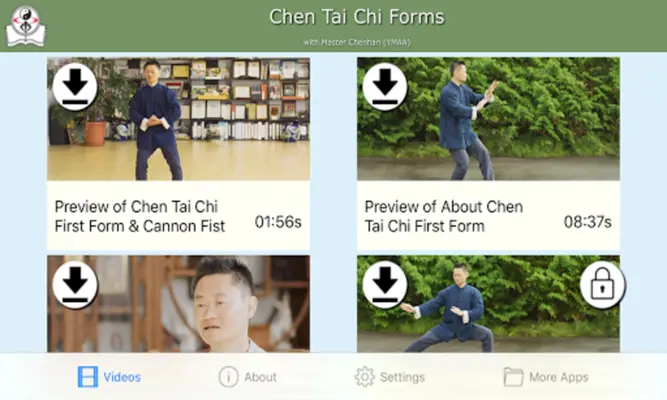 Chen Tai Chi Forms android App screenshot 1